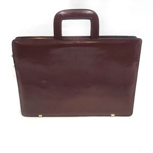 Leather Travel Document Briefcase Johnathan Shore
